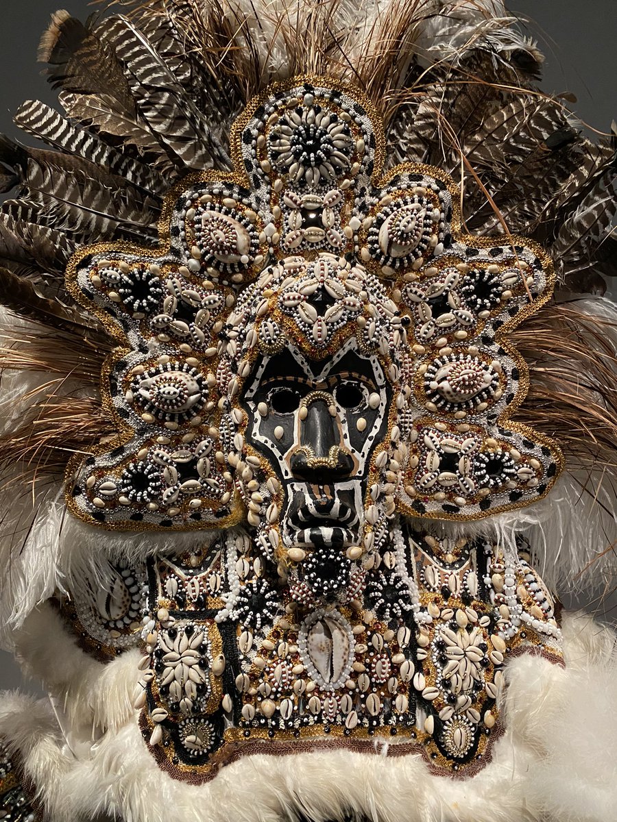 mhjDigital's tweet image. A refreshing exhibition from Musée Quai Branly in Paris about unknown US culture, Black Indians. Mostly from Louisiana, they celebrate black culture rooted in slavery, mixed with Native American history and their ceremonial wardrobe.

#blackindian #paris #exhibition #art