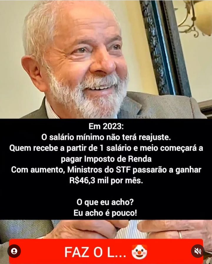 CezarJobim's tweet photo. @andrefernm @lobomai A todos q apoiaram a "democracia lulista", faz o L agora e não chora... https://t.co/CTwS8ESzc4