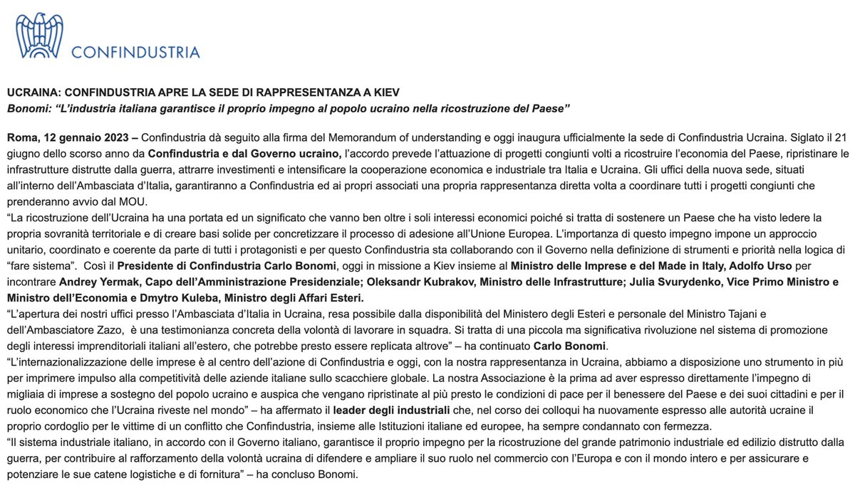 Carlo Bonomi tweet media