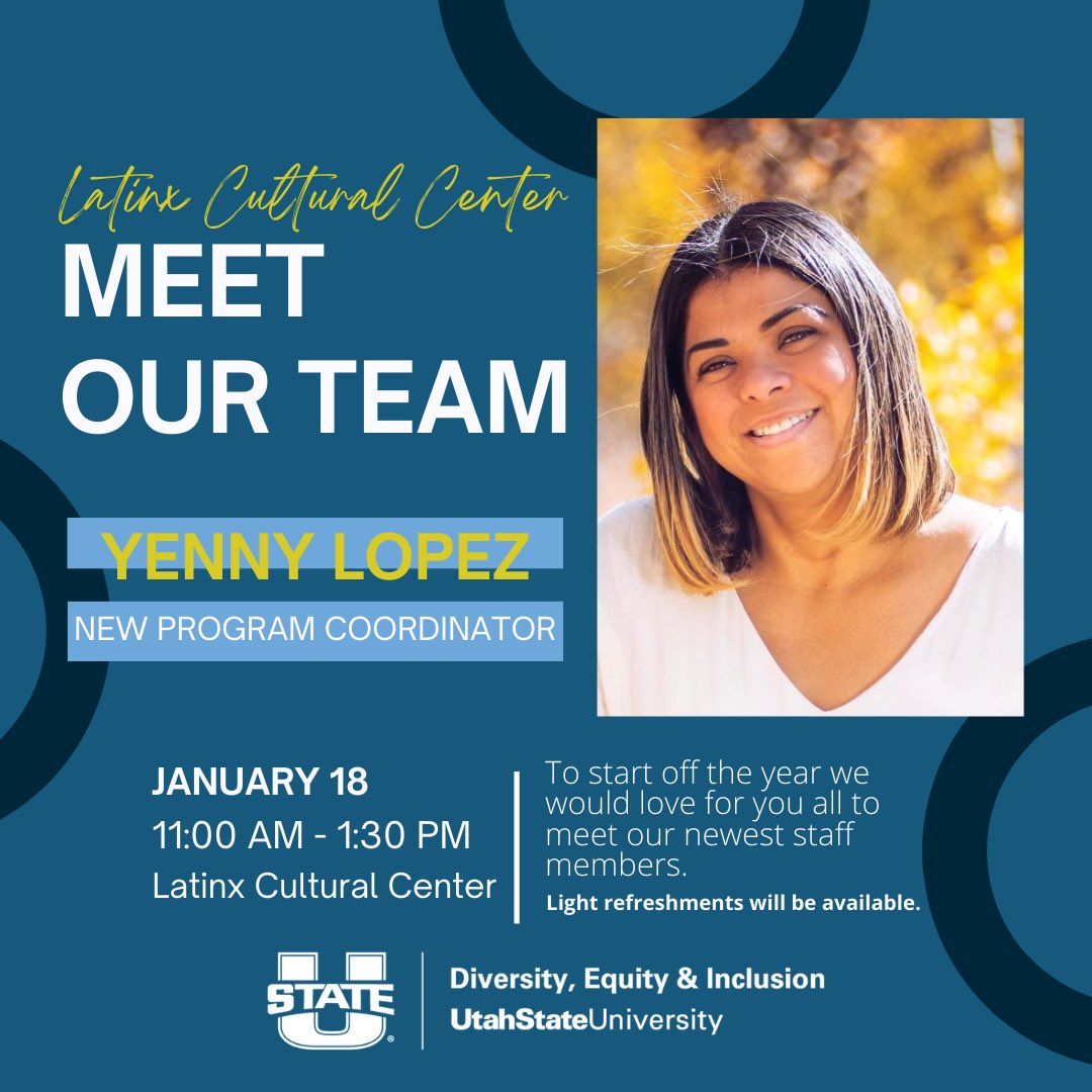Have you met the whole team at the LCC? Come join us NEXT Wednesday to meet the team, especially our new program coordinator Yenny Lopez!🎉 

Finger foods will be available so don’t miss out.👀🤩