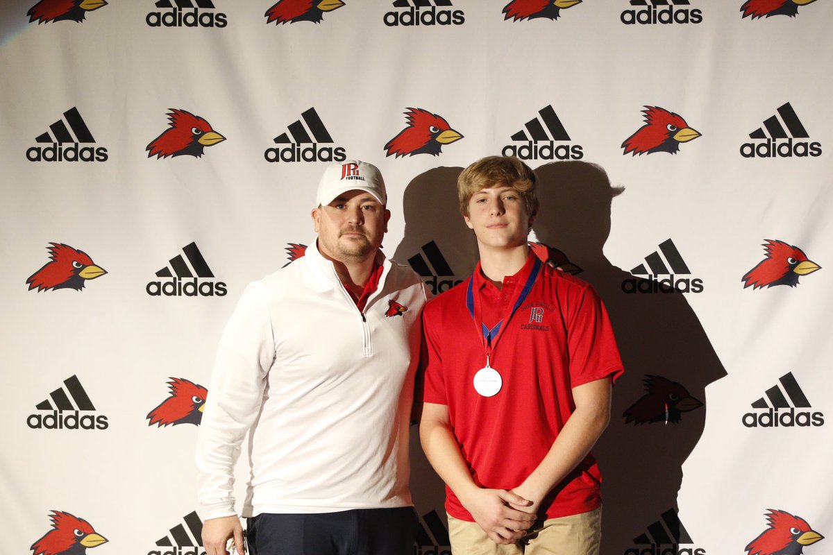 JPIIHS_Football's tweet photo. Congrats to our 2022 Team MVP award winners!

Freshman/JV: Connor Corwin 

Varsity: Caesar Alex

#OutWorkEveryone https://t.co/0fpbxoM8ab