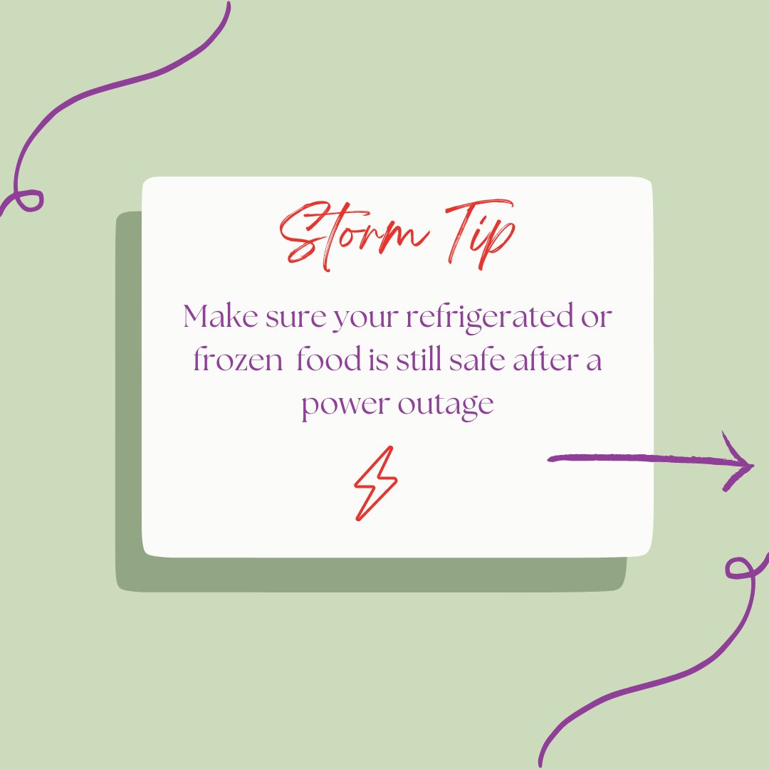 RedCrossWIC's tweet photo. STORM TIP! πͺ
If the power goes out in your fridge or freezer βοΈ, make sure your food is still safe to eat for you and your family! π
Here are three tips π
#WICsGotYouCovered #CaliforniaWIC #CaliforniaStorms #RedCrossWIC #StormTip https://t.co/r6D8lFvNDa
