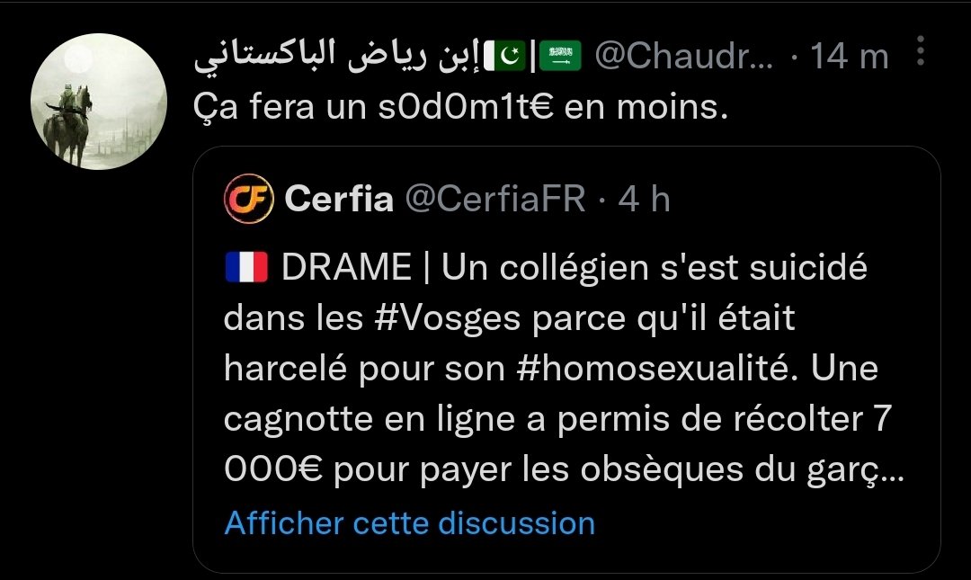 clauvalant's tweet photo. Ce genre de mec fini à la pisse qui pleure au racisme mais qui discrimine d'autres personnes après. 

Les gens d'une minorité qui en discrime une autre je vous jure vous avez rien compris à la vie met pauvres... Et en plus ça veut aller au paradis mdrrr attend je rigole https://t.co/Chubvc1swC