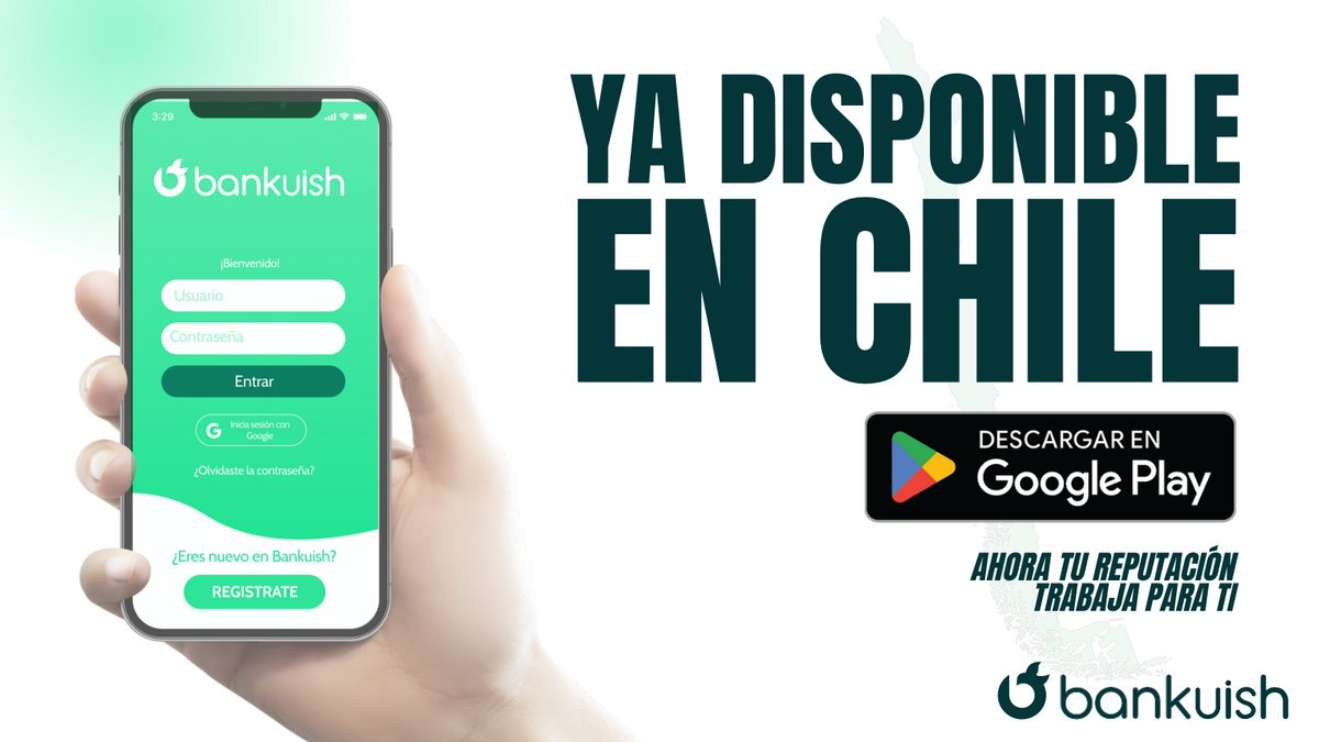 ¡Nuestra app disponible ya en #Chile! 🚀Descarga la app y comienza a ver cómo ahora tu reputación trabaja para ti.
👉play.google.com/store/apps/det…

Una app diseñada para trabajadores independientes y que convierte tu historial y reputación laboral en un puntaje crediticio.

#Fintech