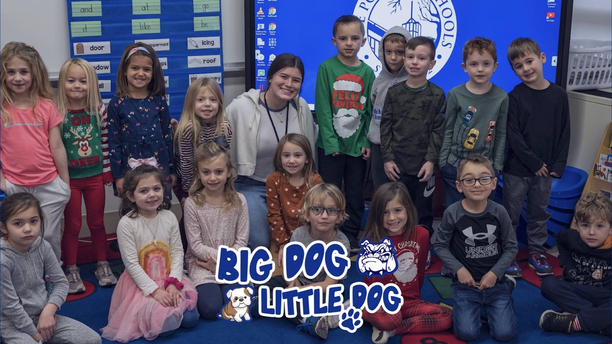 Our little dogs at McKinley made new friends in the BIG DOGS of Poland Seminary High School! Learn about the PAWSitive initiative occurring in our district!

polandbulldogs.com/post/~board/di…