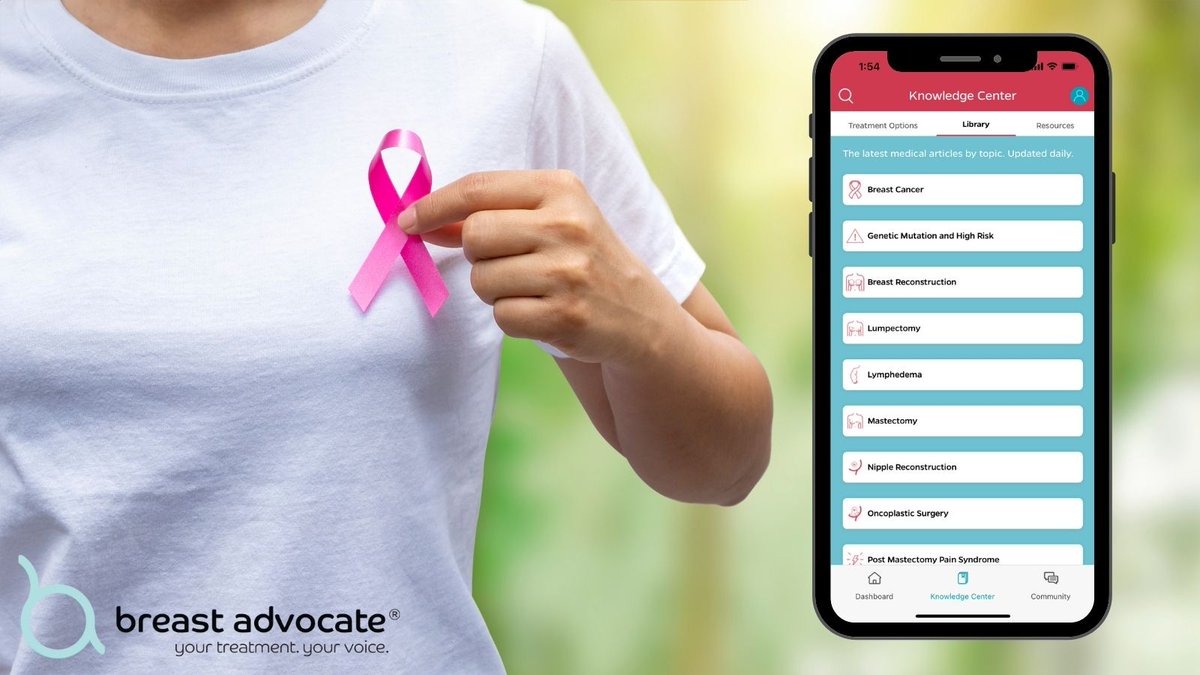 BreastAdvocate's tweet photo. If you are facing a #Mastectomy and are interested in #GoingFlat, the Breast Advocate app can help!
Get the information you need to make the best decision for you in the palm of your hand https://t.co/M3inbNldXR!
#YourTreatmentYourVoice #bcsm #BreastCancer https://t.co/5YshYWB3yg