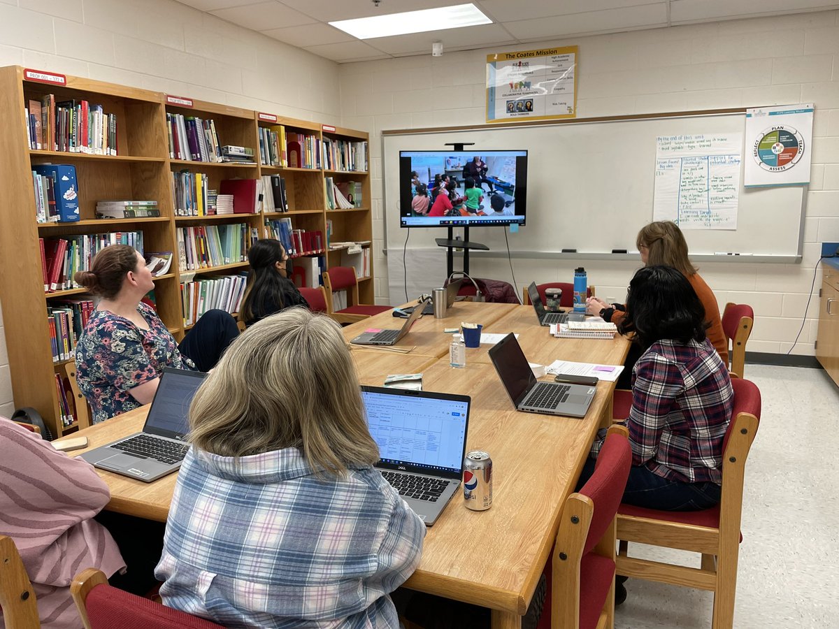 ABRSu2000's tweet photo. Lesson study in full swing @CoatesES with G1💫. Studying a previously planned/delivered phonics lesson to consider how to ⬆️ opportunities for engagement and participation of ALL students. @FCPSElemLA @FCPSR5 https://t.co/sbTlApRPGS