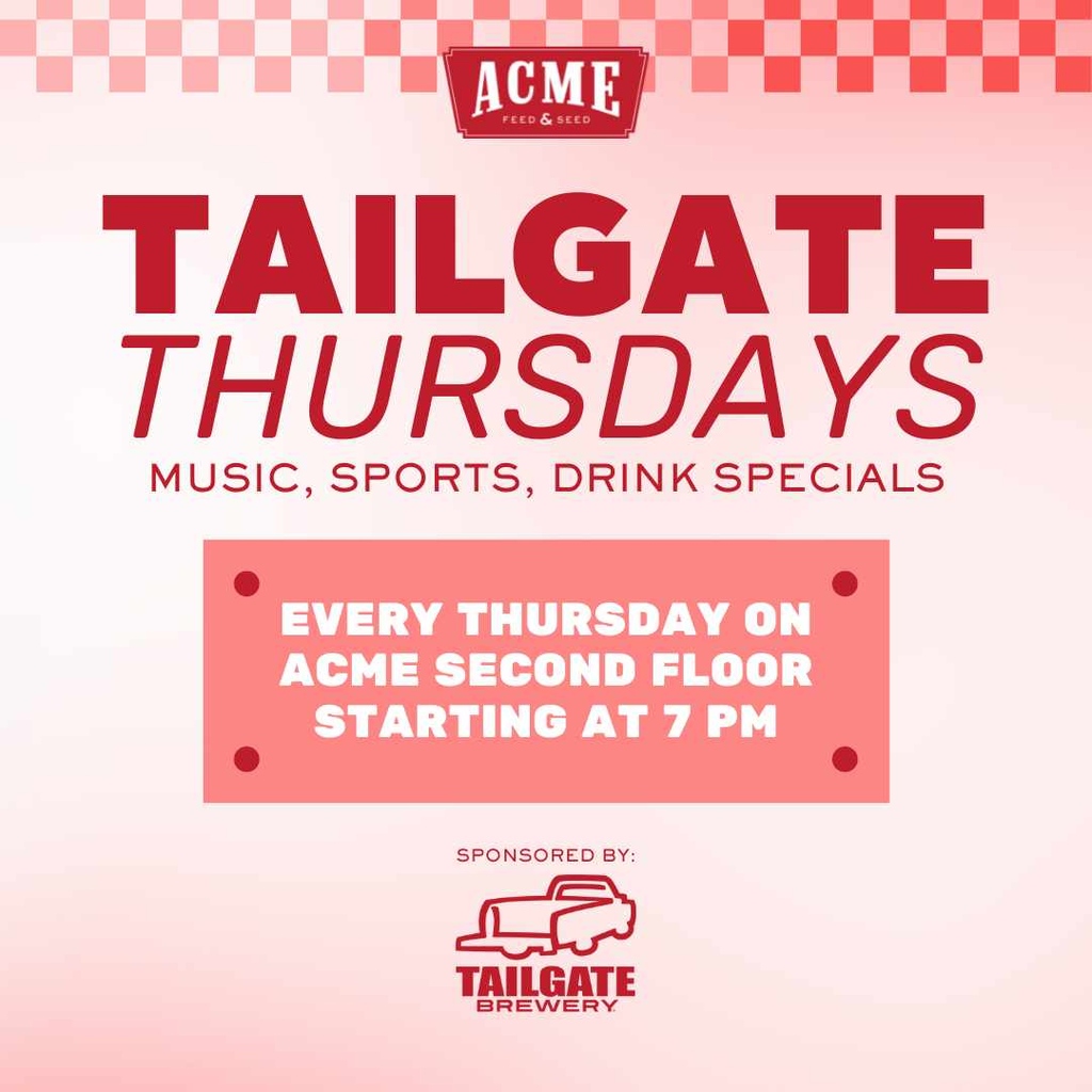 Tonight at Acme! SPORTS!