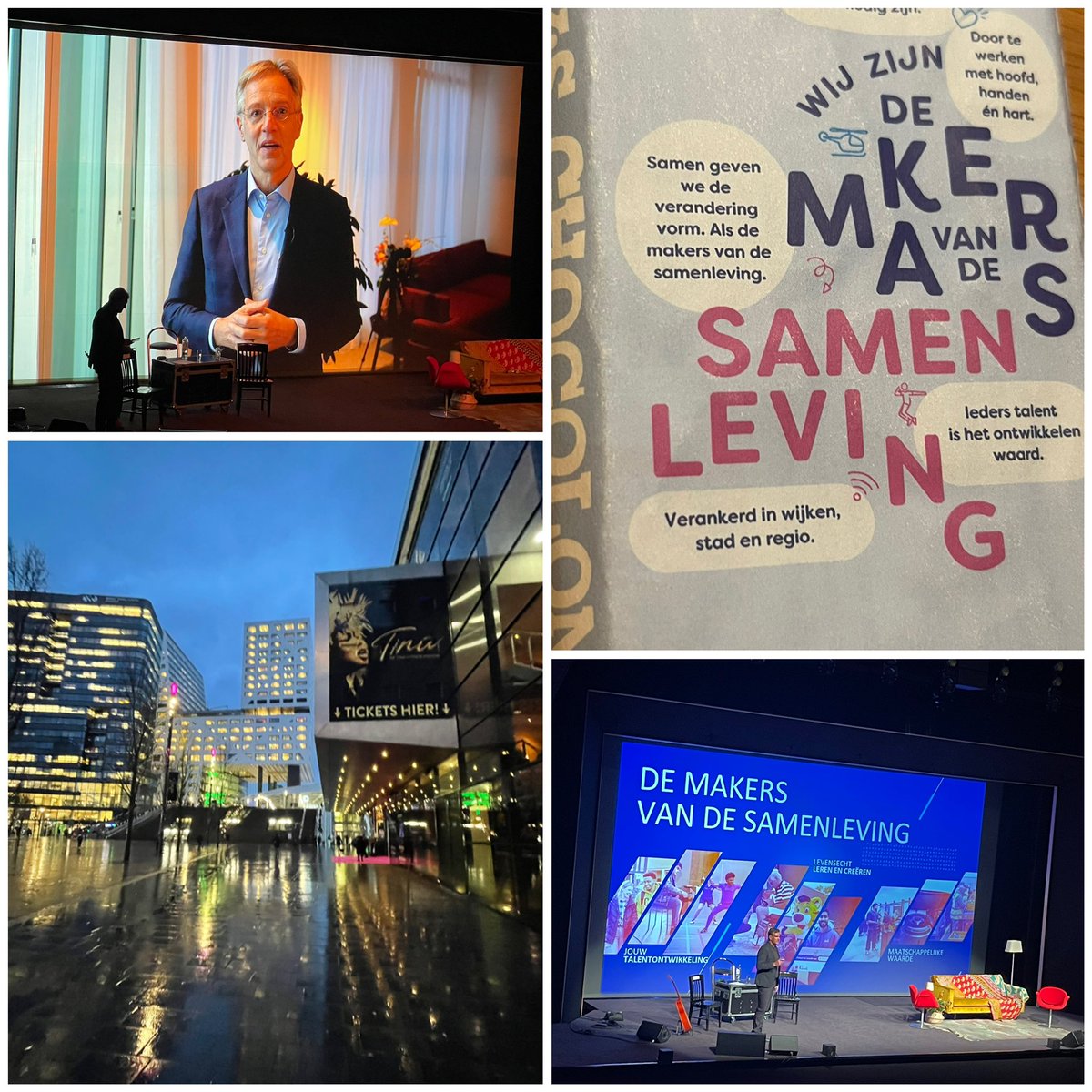 bartvankuik's tweet image. Het dak ging eraf in het @BeatrixTheater tijdens de @ROC_MNbruist 2023! Wat een sfeer, inspiratie én hoe gaaf om met zoveel collega’s stil te staan bij ons mooie werk! #makersvandesamenleving @RHDijkgraaf