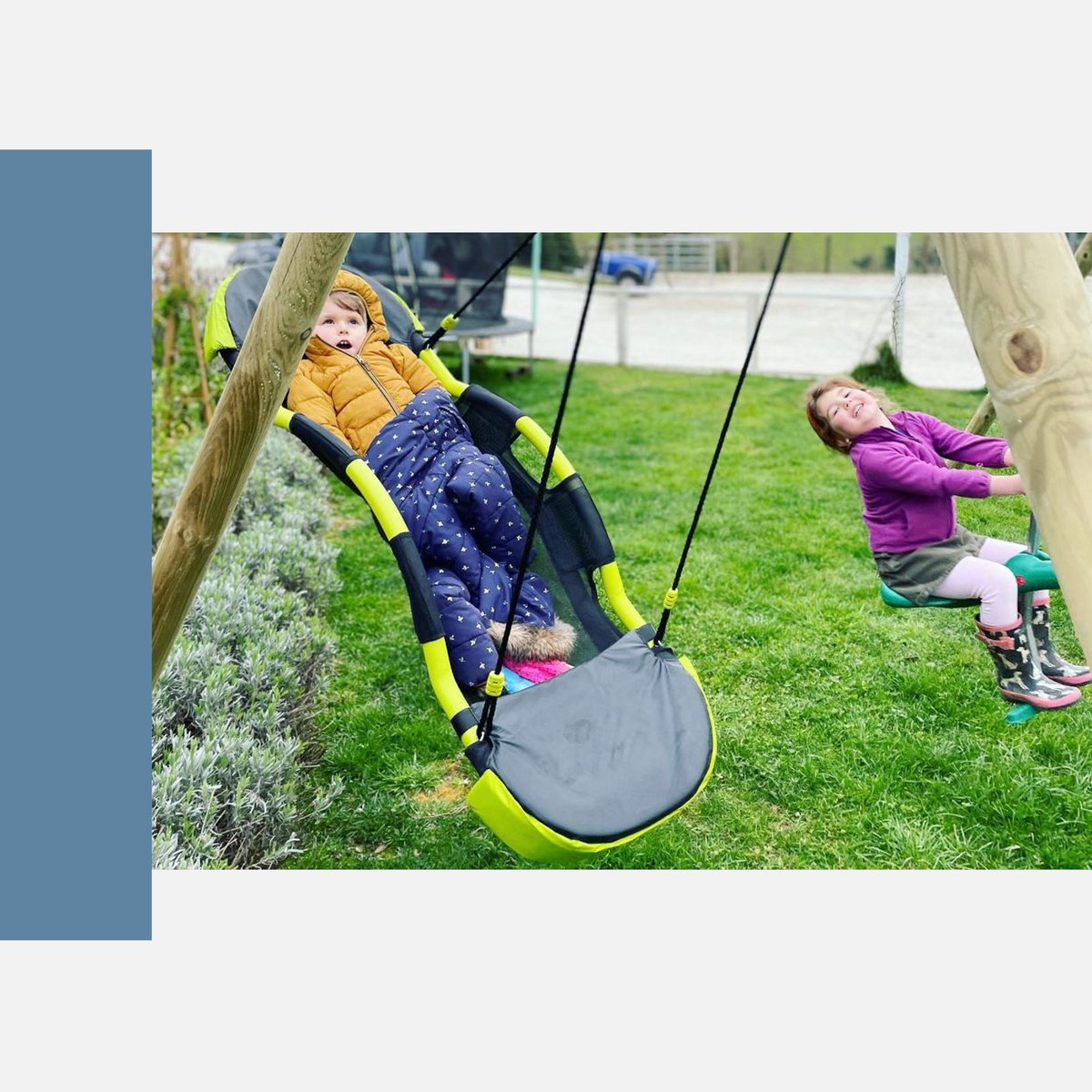 plumplayUK's tweet photo. ‘Who doesn’t love a swing 💚
I love that they can enjoy this swing together’@anianimates.journey.with.william
🏷️ Featuring a Nest swing
#LifeAtPlay
#ChildrenActivities #PlayingOutside #OutsideAdventures #LearningIsFunWithUs #SnippetsOfPlay #PlayEveryday https://t.co/Qf9iqwp2CK