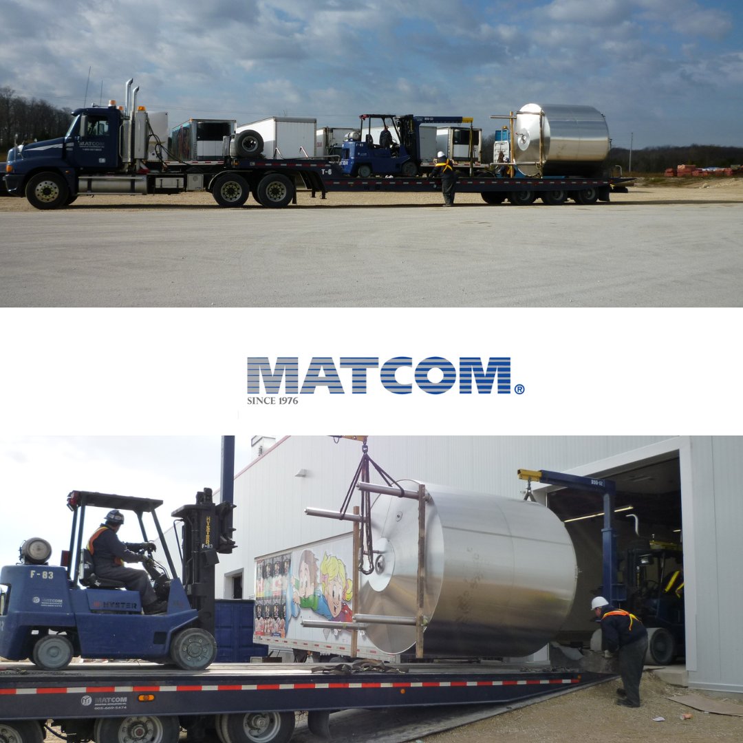 Throwback Thursday! Check out these photos from 2011 when Matcom helped a company in the food processing industry with a move and install of a holding tank.
 
#throwbackthursday #industrialproblemsolvers #machinerymovers #machinerymoversgta #heavyequipment #heavylift