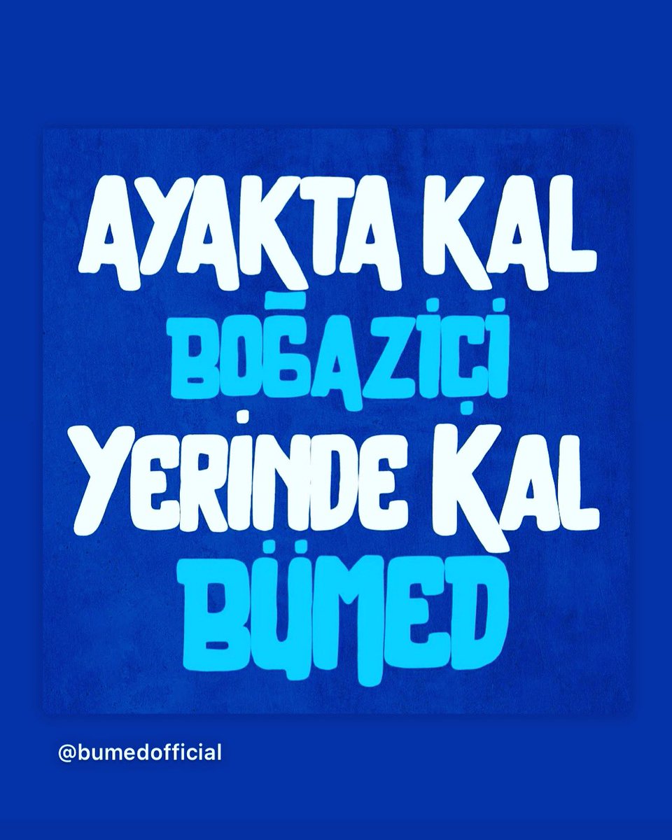 Kim bana zincir vuracakmış şaşarım!

#YerindeKalBümed 
#AyaktaKalBoğaziçi