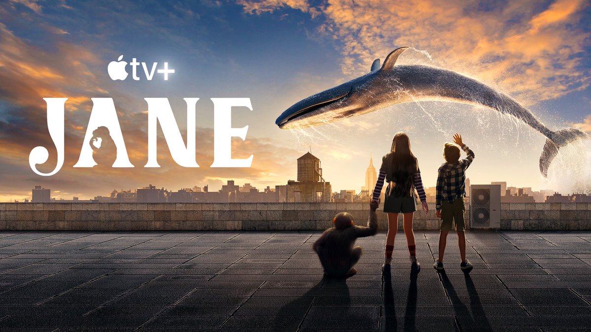 SinkingShipEnt's tweet photo. It’s time for epic animal saving adventures with #Jane, David and Greybeard! Premiering April 14th on @AppleTVPlus https://t.co/I3HousFqH9