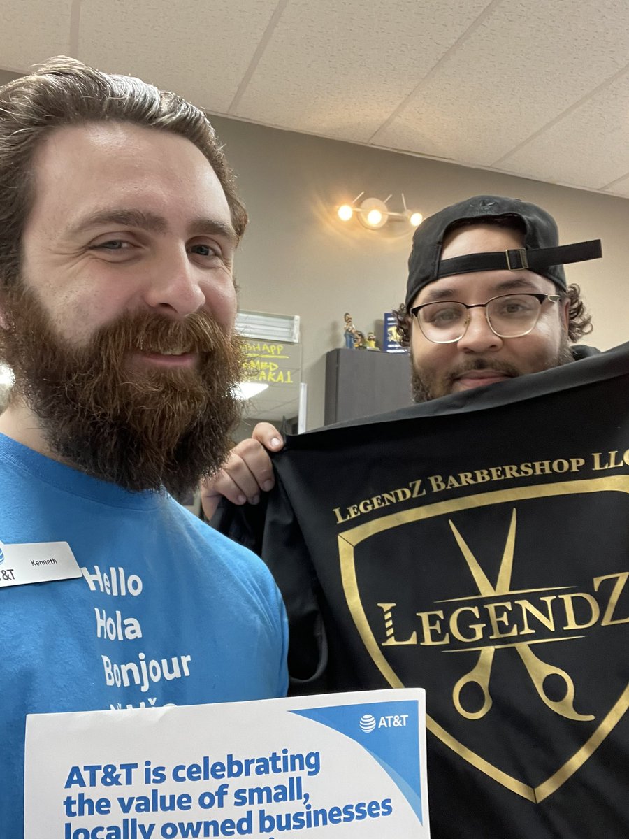 Ken De Carli (@de_carli_) on Twitter photo Happy to reach out to our local business and show them what deals we have to offer!! Special thanks to LegendZ Barbershop LLC! Check them out! #ATT <a href="/ChrisAcerra/">Chris Acerra</a> <a href="/firas_smadi/">Firas Smadi</a> <a href="/emilywiper/">Emily Wiper</a> <a href="/TheRealOurNE/">#OurNE</a> <a href="/SteveG0890/">Steve Guillaume</a> Happy to reach out to our local business and show them what deals we have to offer!! Special thanks to LegendZ Barbershop LLC! Check them out! #ATT <a href="/ChrisAcerra/">Chris Acerra</a> <a href="/firas_smadi/">Firas Smadi</a> <a href="/emilywiper/">Emily Wiper</a> <a href="/TheRealOurNE/">#OurNE</a> <a href="/SteveG0890/">Steve Guillaume</a>