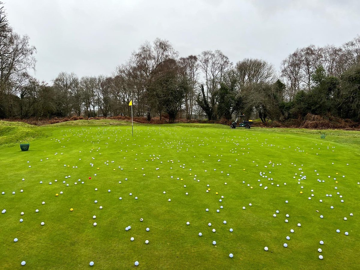 1/2
Having been shut now for the last 2 days, it’s vitally important that we look after the course when we do get back out there!

Here on the 11th green, each golf ball represents an unrepaired or poorly repaired pitch mark.
