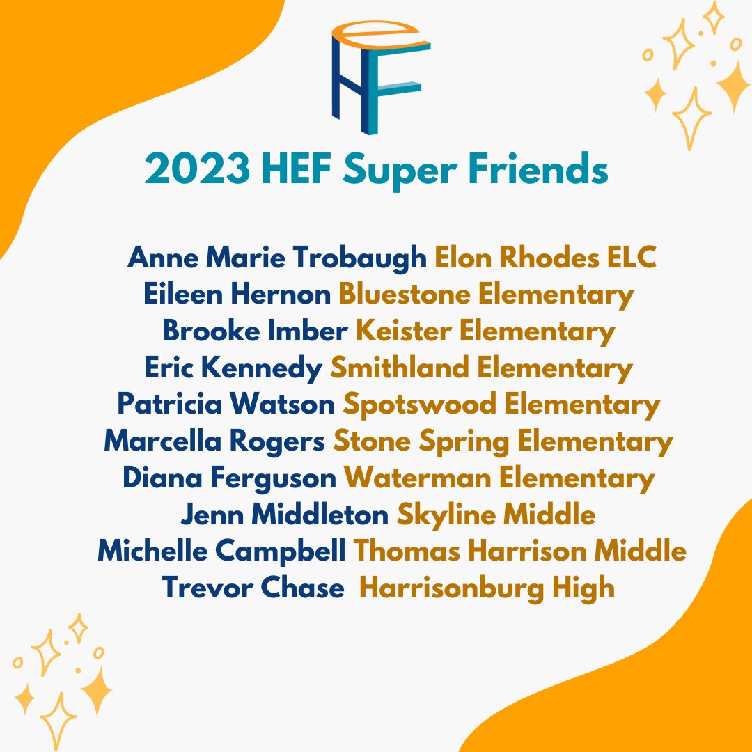 Harrisonburg Education Foundation (HEF) tweet media