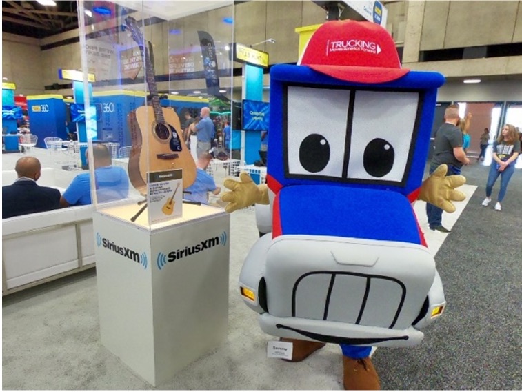 Get to know #SafetySammy, the industry mascot! Sammy was created to provide a fun &amp; approachable way to educate motorists about how safe and essential the industry is. Email us to book it for your event: TMAF@trucking.org #TruckingImage #TruckingEducation