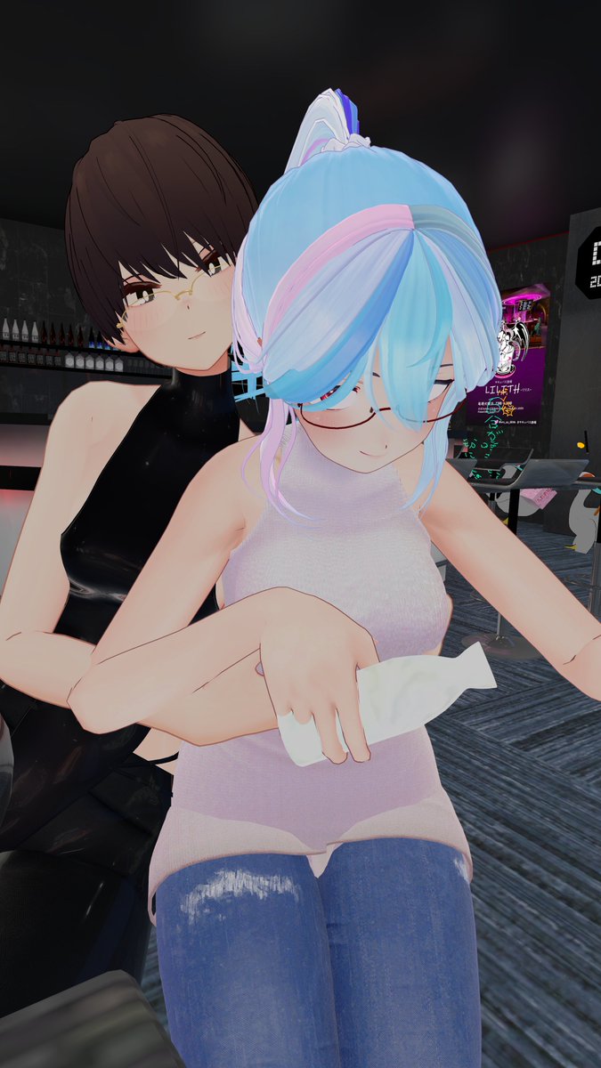 今日のV写 ふぐりさんを挟んだり 