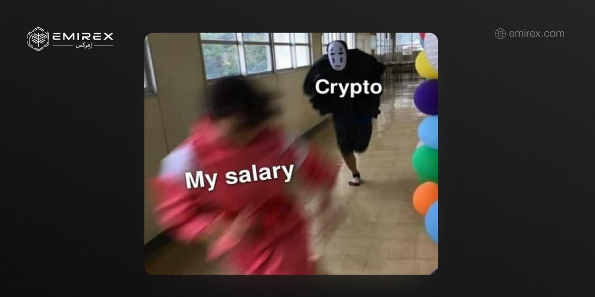 EMIREX_OFFICIAL's tweet photo. Happy Thursday🤣 who recognized himself? 😅 #crypto #ccryptomeme #meme #cryptomemedaily https://t.co/KxbZUNU1Qg
