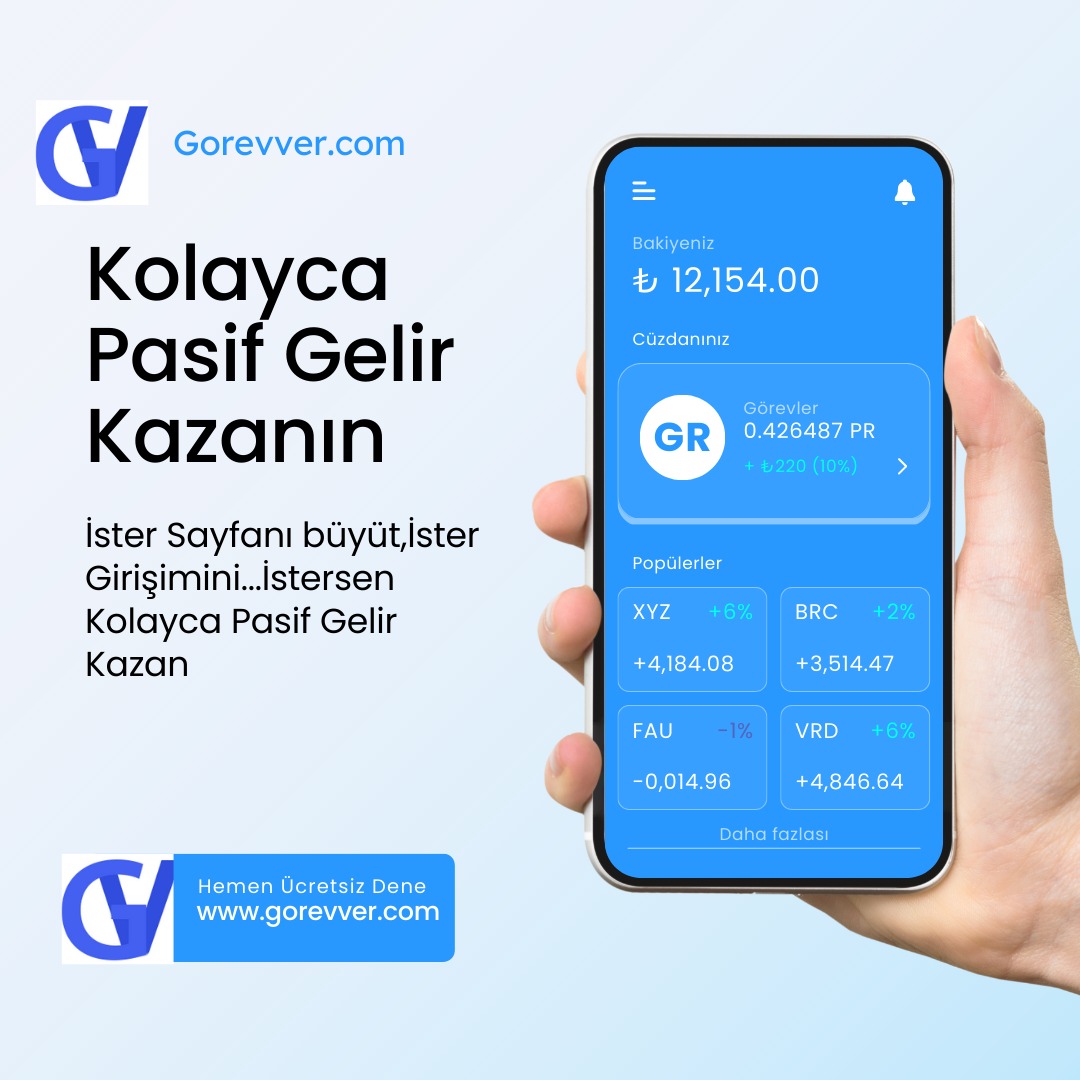 GorevVer's tweet photo. @BtcTopraktan Pasif gelirin kolay yolu...
Hersey icin tek sayfa yeter.
https://t.co/epLGvagdO2 https://t.co/dI4nCmgu45