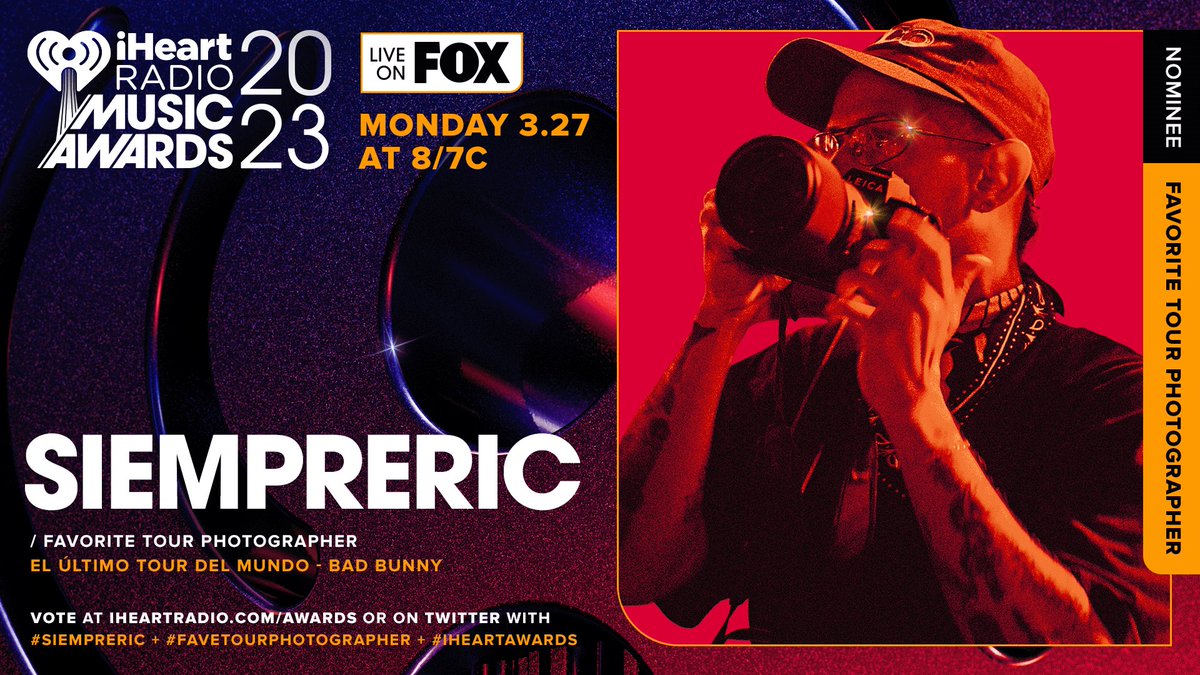 #SIEMPRERIC #FaveTourPhotographer  #iHeartAwards
