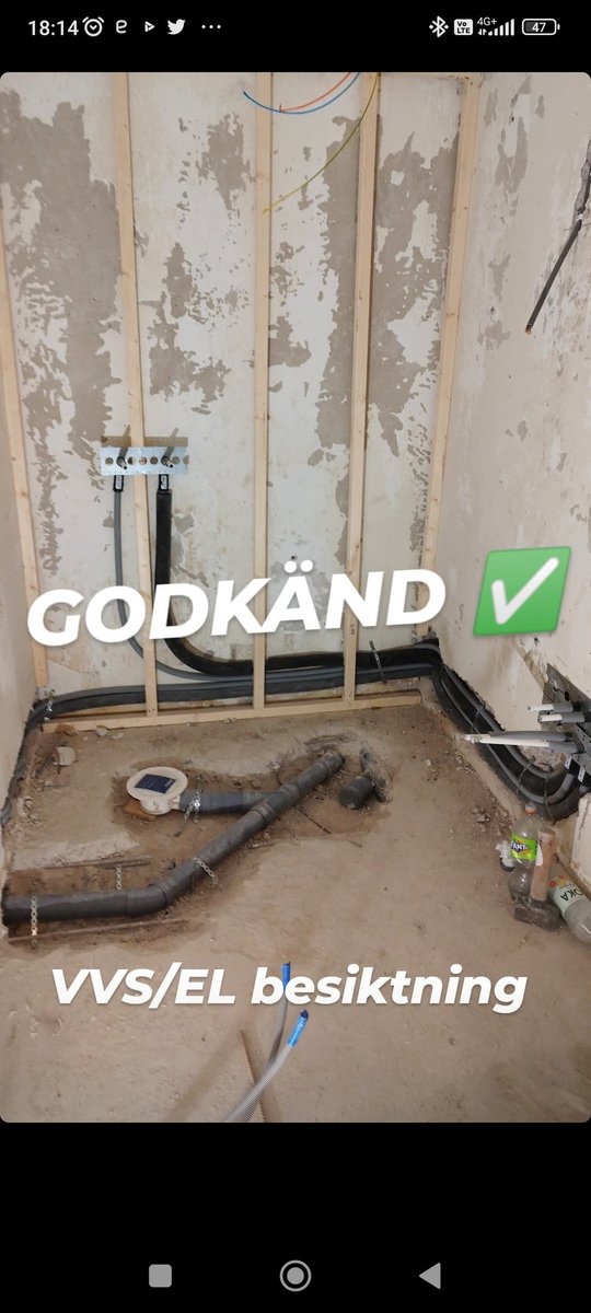 HydroDynamikVVS's tweet photo. Godkänd EL/VVS besiktning av
#Badrumshjälpen #rörmokare #badrumsrenovering #elnurakhundov #elcentral #offert  #el  #stockholm #bergvärme #säkervatten  #vattenburengolvvärme  #tapwell #stockholm #värmepump #köket #auktoriseratvvsföretag  #byggföretag  #stambyte #hydrodynamikvvsab https://t.co/HtcSYJKnf0