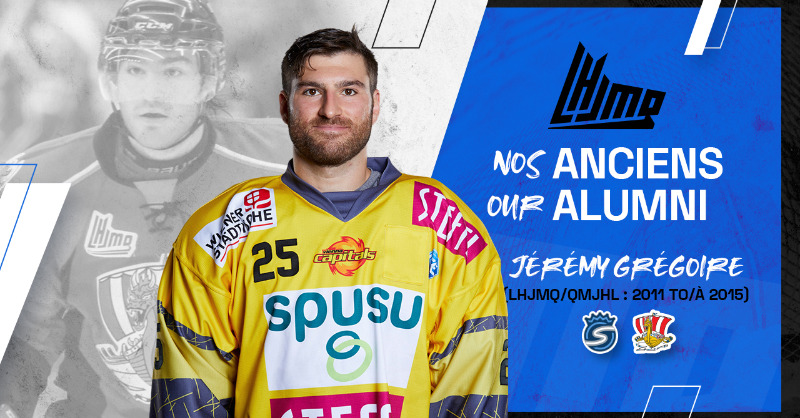 QMJHL's tweet photo. The former @DrakkarBAC and @SagueneensLHJMQ star decided to set sail for Europe last summer and has had no regrets since! 🛫

#QMJHLAlumni | @viennacapitals