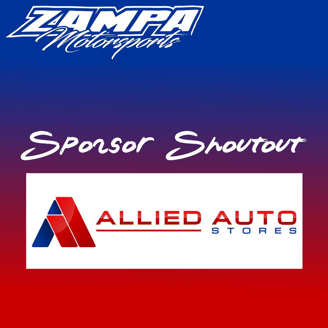 SPONSOR SHOUTOUT

Today I want to take the time to Thank 
Allied Auto Stores. They have been a great support to our race program and couldn’t be where I am today with out them. 

Thank you Allied Auto for all the support over these last couple of years.