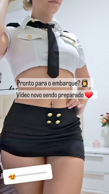 Dia de gravar v&iacute;deo novo ❤️ Comandante Nayara  👩&zwj;✈️ o que ser&aacute; que vem por a&iacute;? 🔥   Quer embarcar nesse