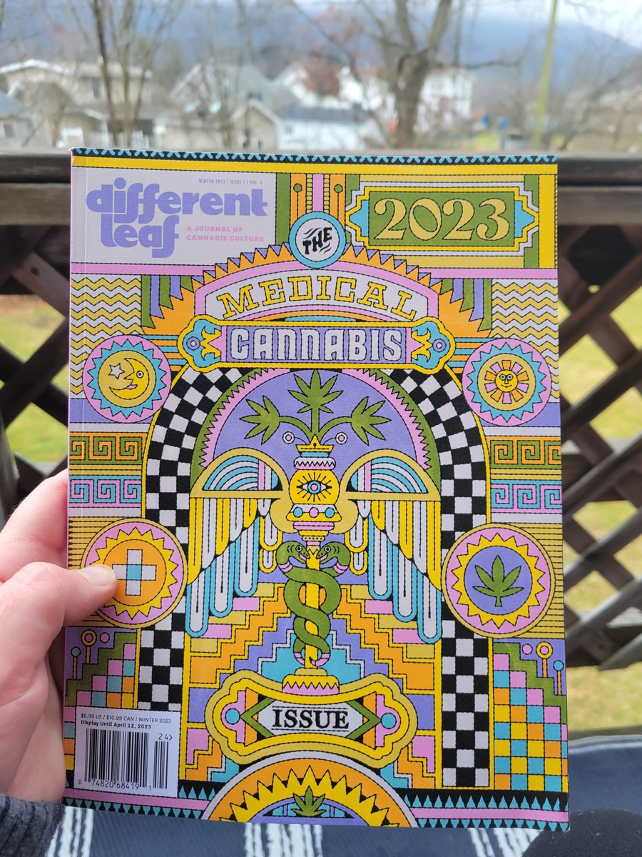 JasonSander's tweet photo. Another beautiful cover and in-depth articles from @different_leaf #CannabisCommunity #Leafs #differentleaf #muchlove https://t.co/Cvcz779xdd