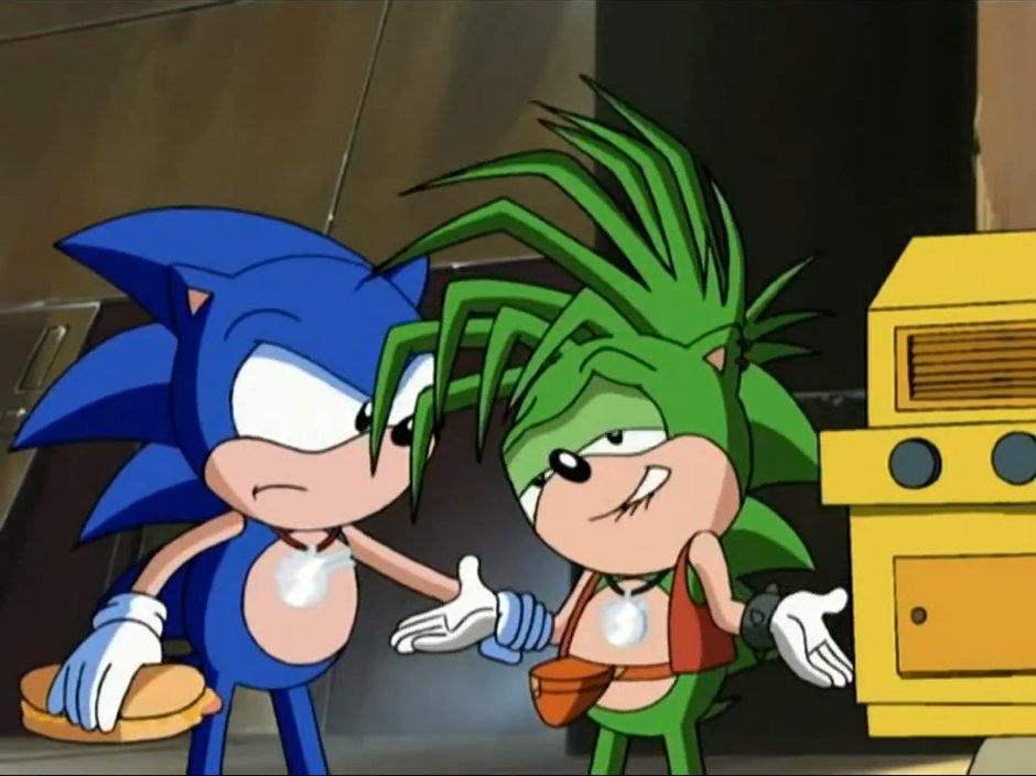 I saw Manic's lip bite and I HAD TO! #SonicTheHedeghog #SonicUnderground #manicthehedgehog #sceneredraw