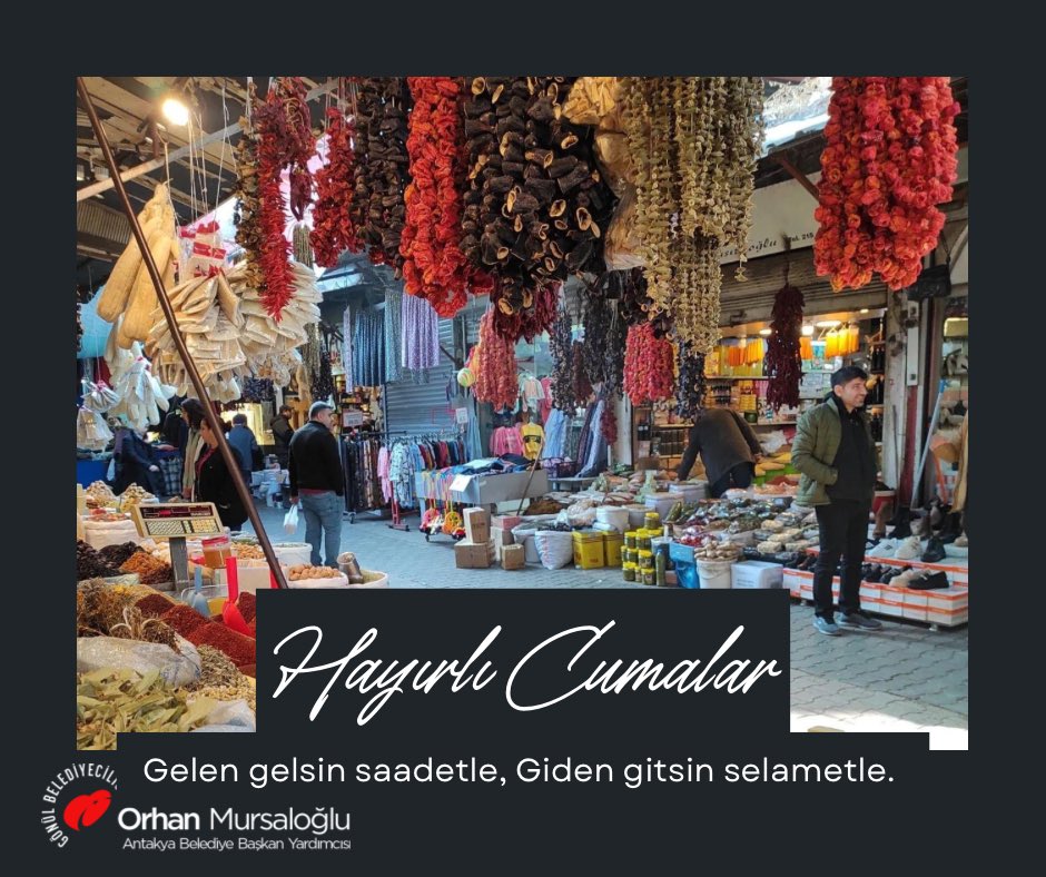 Gelen gelsin saadetle, Giden gitsin selametle.
#HayırlıCumalar