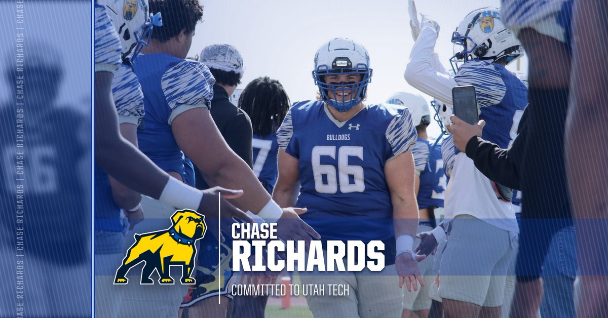 🏈 Football's Chase Richards Commits to Utah Tech

🔗 ahcbulldogs.com/sports/fball/2…