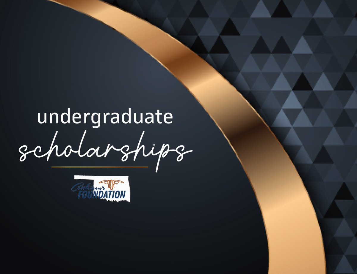 Apply, Apply, Apply!
Oklahoma Cattlemen's Foundation Undergraduate Scholarships Application is now OPEN! Students will only need to fill out 1️⃣ application to apply for multiple scholarships. Apply here cfok.org/apply