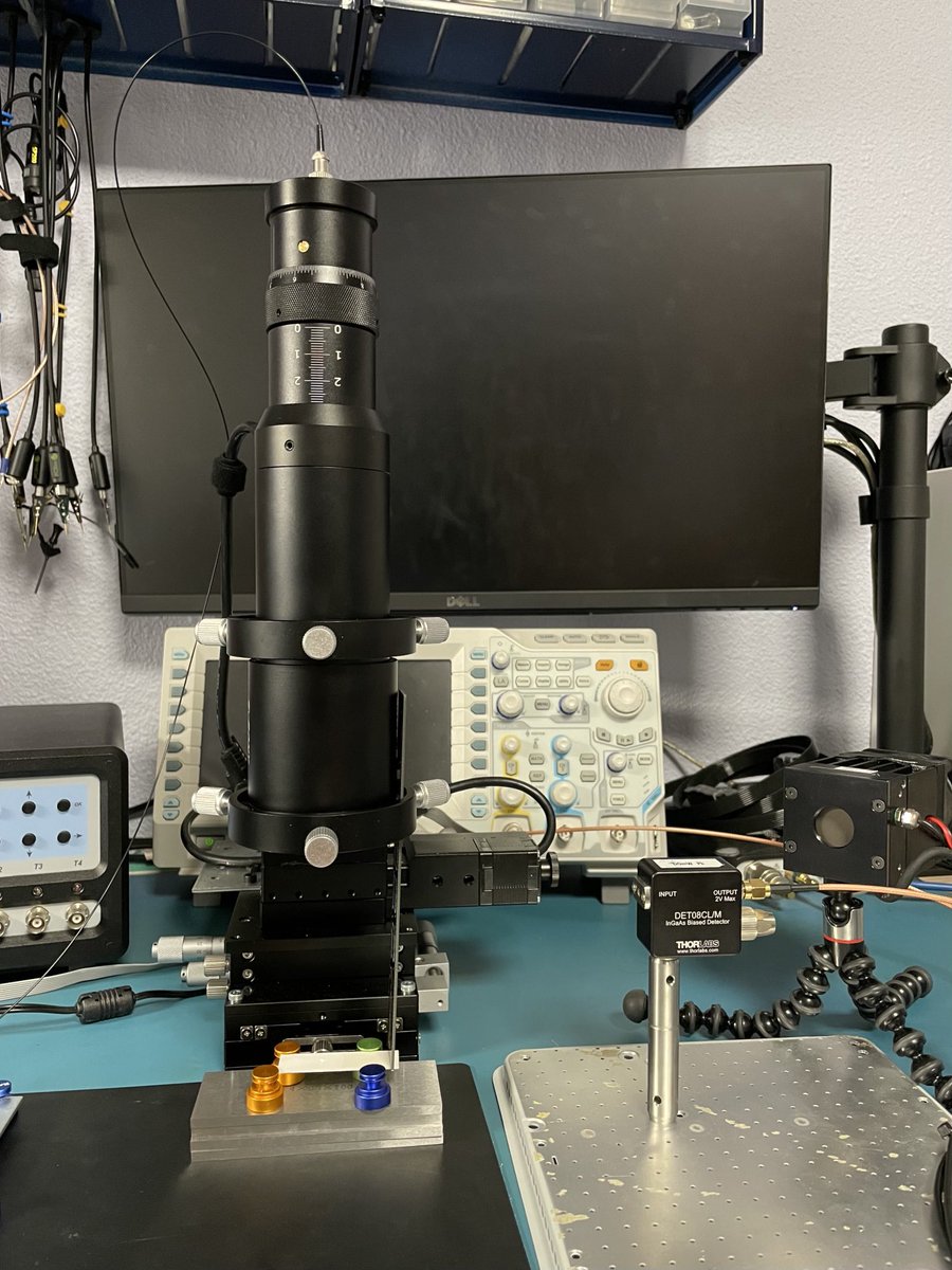 The low cost fiber laser optic is now ready! Only based on COTS, around 2um spot when coupled to a 980nm laser, 100mm working distance, 75% of power transmission; less than 180€. Can be mounted in most CNC routers / 3D printers.