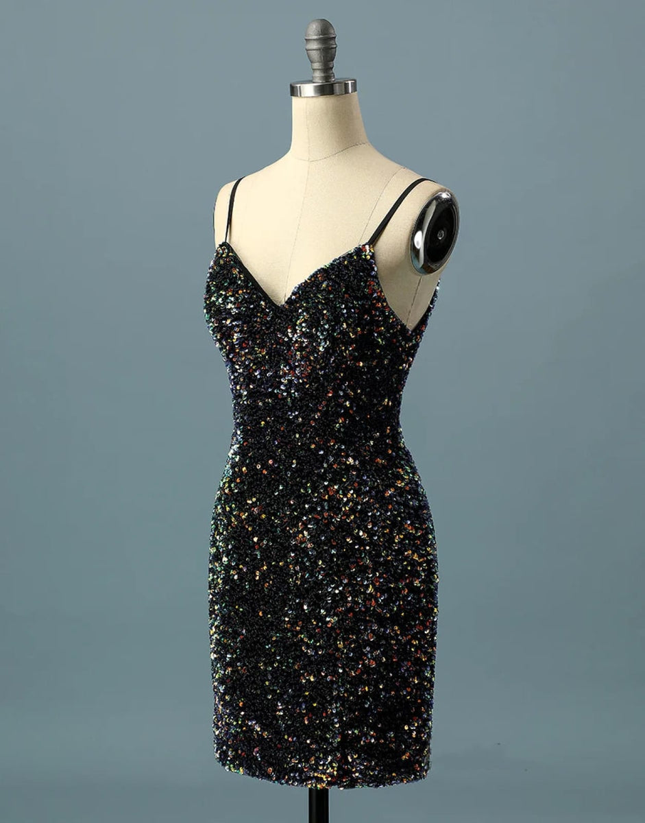 Princesslycom's tweet photo. Simple Black Sequin Spaghetti Straps V Back Short Homecoming Dress 
Shop Now: https://t.co/kgqfdG1k5c
#instadaily #fashiongram #model #myself #beauty #streetwear #currentlywearing #smile #photooftheday #instafashion #girl #instastyle https://t.co/Y6xjx40NjP