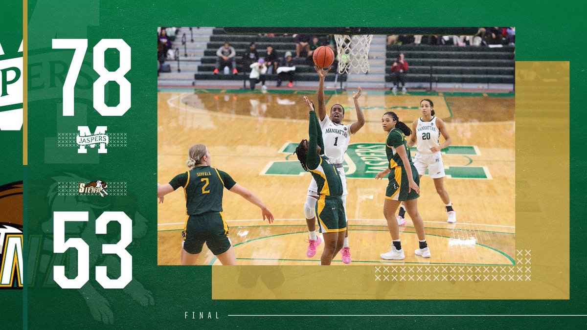 Manhattan_WBB's tweet photo. CAREER-HIGH ALERT🚨🚨🚨

Dee Dee dropped 37 this afternoon to lead us to a HUGE @MAACSports win

#playGREEN https://t.co/bFAyVWXBzp