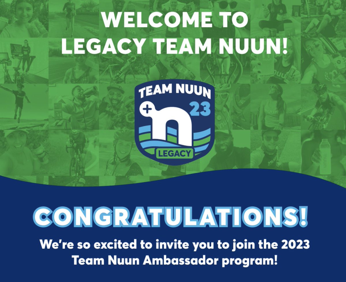 So happy to represent this wonderful company for the 4th year in a row. 2023 is going to be a great year @nuunhydration 🚴‍♀️😊 #nuun #nuunhydration #nuunlegacyambassador #teamnuun #nuunlove