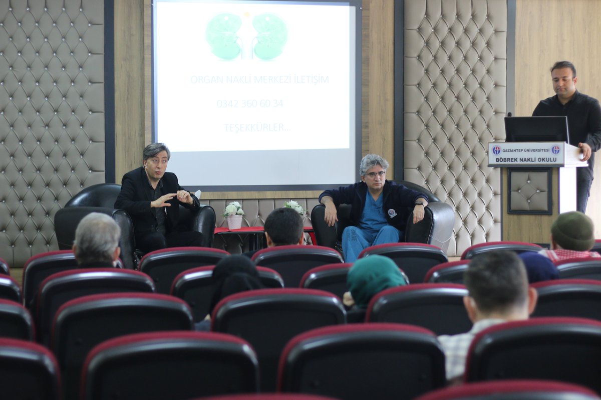“Böbrek Nakline Güncel Yaklaşım ve Böbrek Naklinin Avantajları'' konulu seminerimiz #Gaziantep genelindeki diyaliz hastalarının katılımı ile gerçekleştirildi. #OrganNakli #OrganTransplant #kidneytransplant #livertransplant