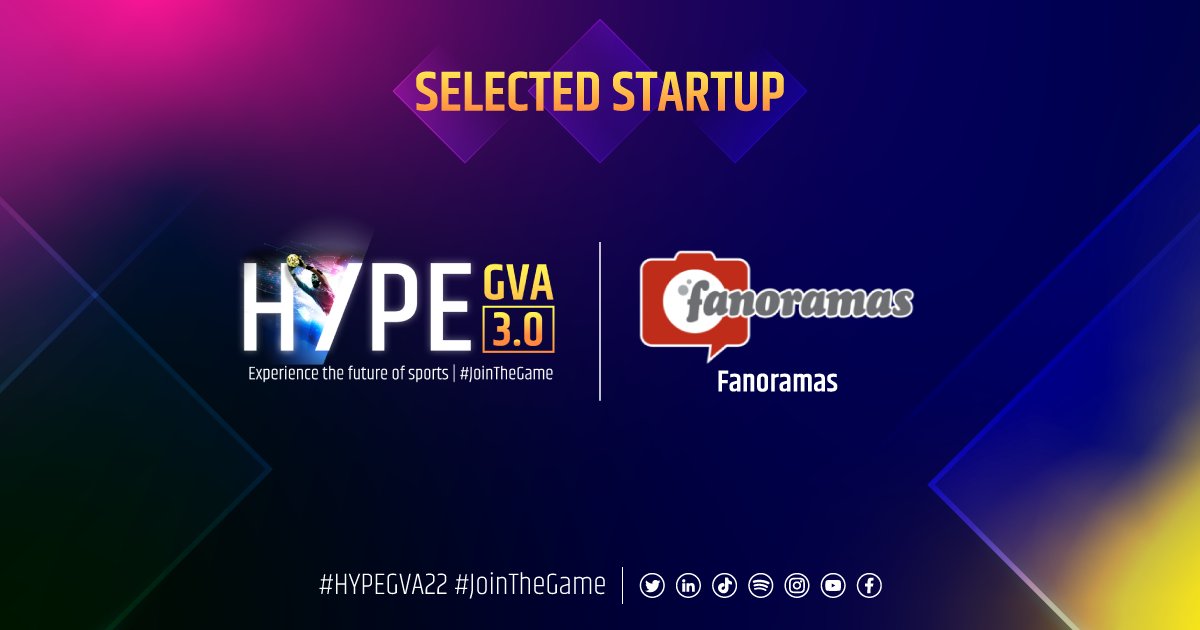Get HYPED! We're proud to be among the chosen few for the <a href="/HYPE/">Hype</a> Sports Innovation's GVA 3.0 program. Reimagining sports tech with #Fanoramas 🤩 #WeAreIn 

#HYPEGVA22 #SportsTech #StartupLife #YCombinatorforsports #Fanexperience #FanEngagement