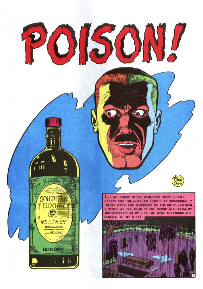 Johnny Craig sure knew how to open a story. From Crime Suspenstories 