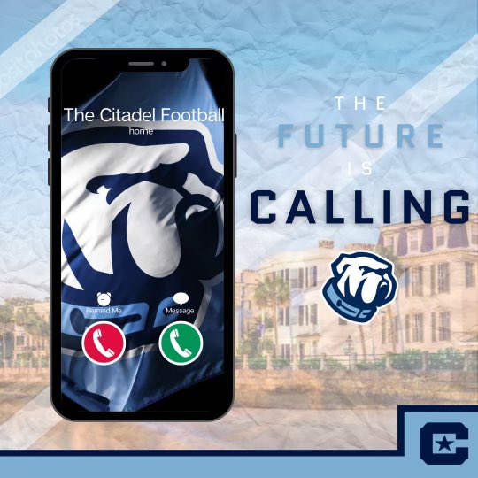 JakeDMason's tweet photo. Thankful to have received an offer from The Citadel! Thank you @CoachPuu and @KoachDrayton #FireThoseCannons https://t.co/ZcscnRFzVn