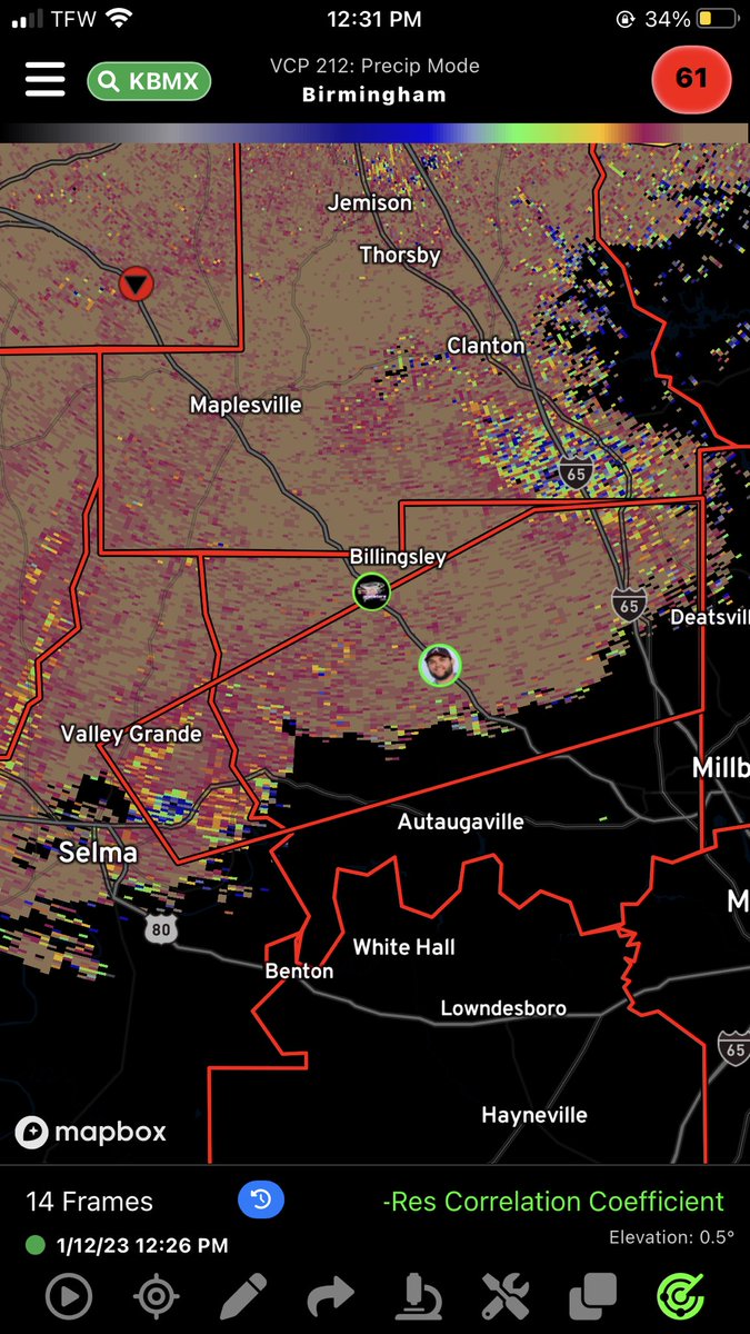 Meteorologist Youngboy on Twitter "A (radar) confirmed large and