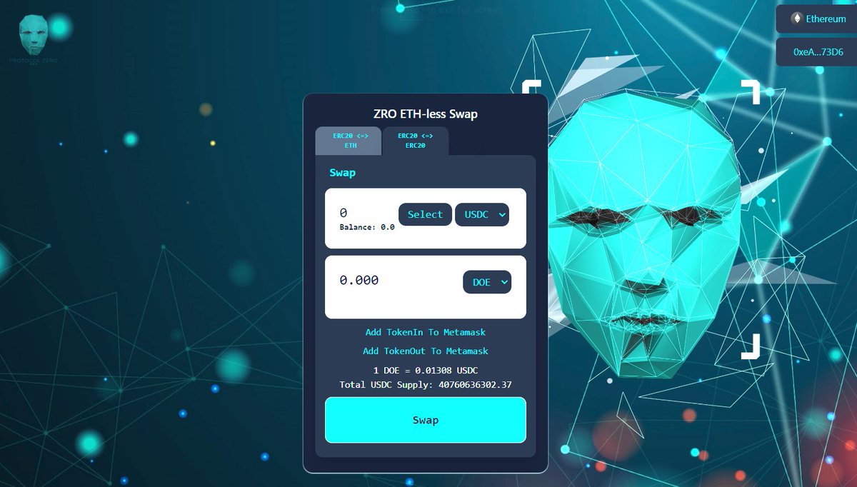 $ZRO DEV UPDATE: ALL UPDATES HAVE BEEN PUSHED AND ARE ACCESSIBLE VIA THE DAPP!🌊NO ETH?? NO PROBLEM! PAY GAS FEES IN THE TOKEN YOU'RE TRADING INSTEAD!🚫⛽️
<a href="/IncomeSharks/">IncomeSharks</a> <a href="/EricCryptoman/">Eric Cryptoman</a> 
#eth #altcoins