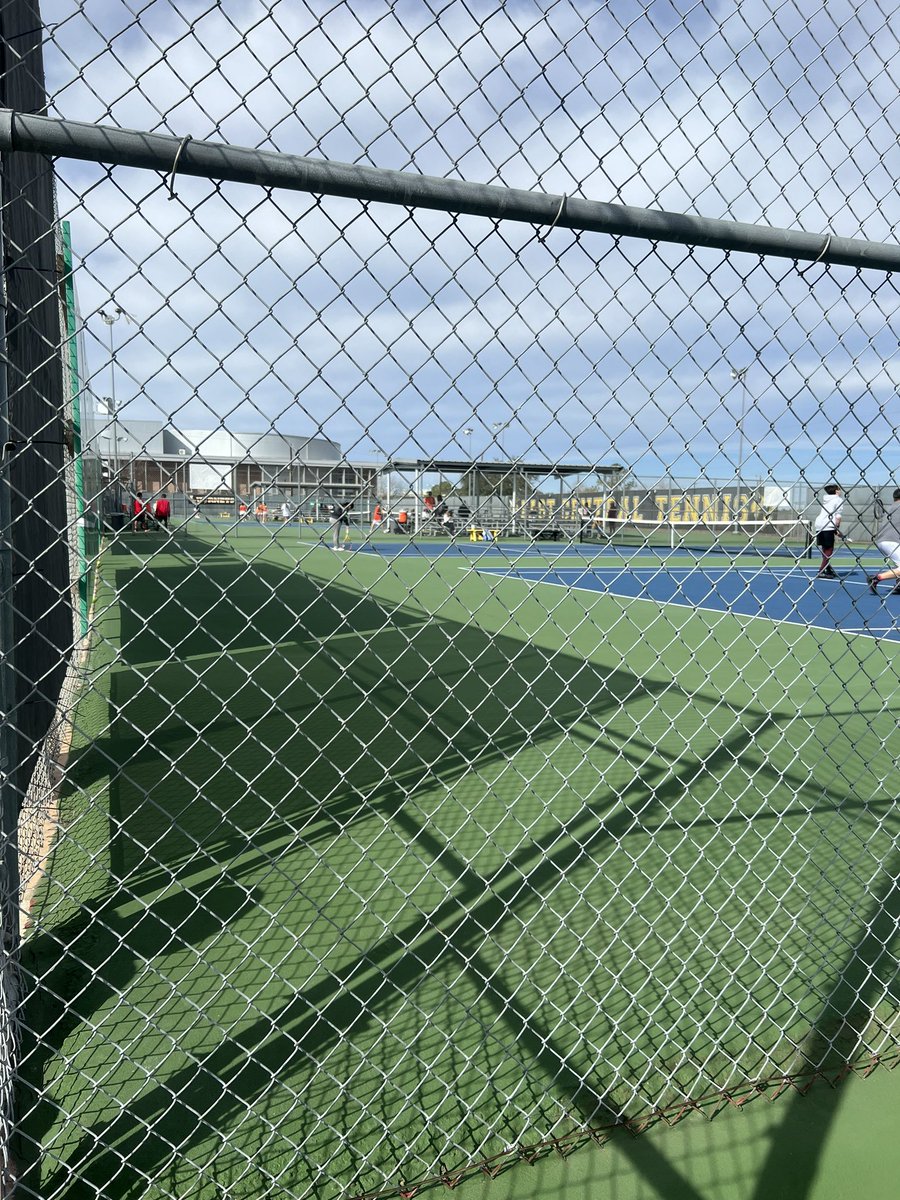 KerstinBates's tweet photo. Love watching my son play the game he loves! Played at East Central where they have 8 courts and a great visitor area. Would love to be able to watch him in a home match. Hoping our district will do what they need to do to #finishdavenport https://t.co/fMWpMP2jDd