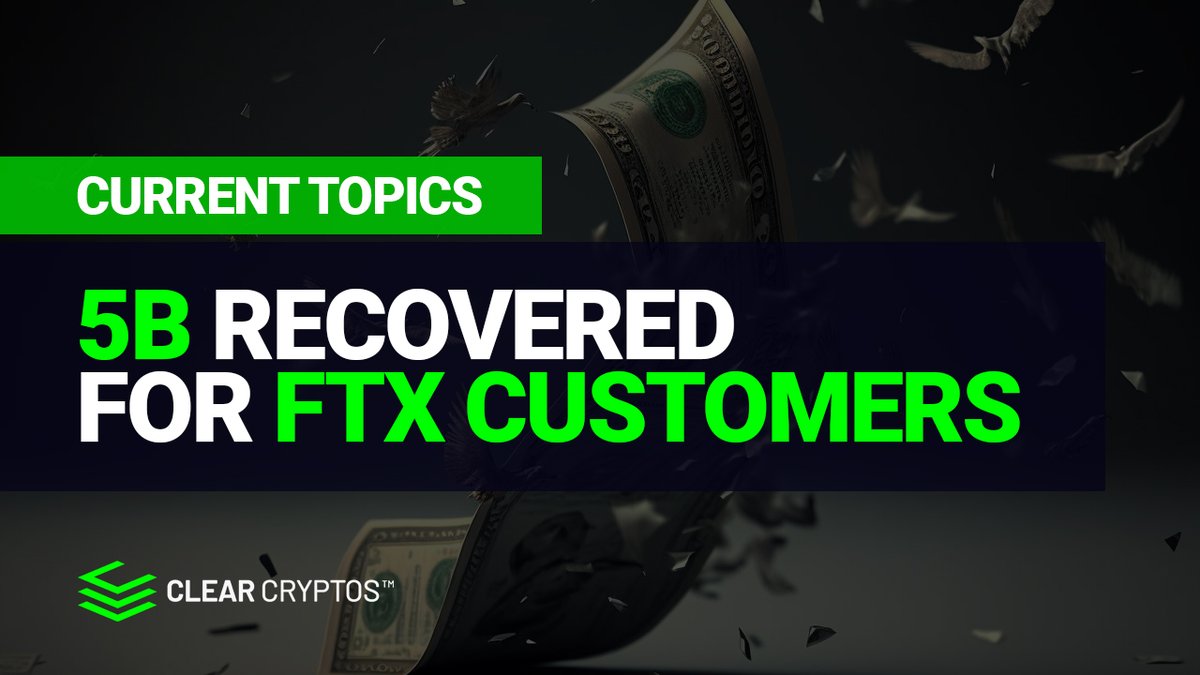 ClearCryptos's tweet photo. π’ 5 BILLION DOLLARS RECOVERED For FTX Customers Featuring @austinahilton & @zachhumphries
π https://t.co/9kv2dFvyi0 via @YouTube
#ClearCryptos #crypto #ccx #ftx #FTXbankruptcy #sbf #SamBankmanFried #ftxassets #altcon #ftt π https://t.co/iuEAmXJrN2