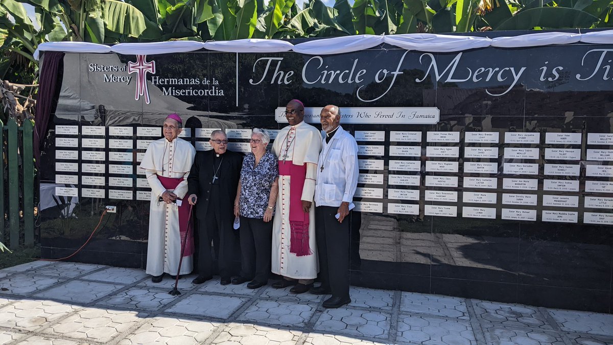 Alpha Institute/Alpha Boys School (@alphaboysschool) on Twitter photo Dec 12 <a href="/SistersofMercy/">Sisters of Mercy</a> in #Jamaica unveiled the Memorial Wall at Alpha Mercy Historical Centre. Honourong Sisters of Mercy who gave final vows and worked in JA it reminds us that mercy is ever a guiding light even if there are no sisters physically present every moment. Dec 12 <a href="/SistersofMercy/">Sisters of Mercy</a> in #Jamaica unveiled the Memorial Wall at Alpha Mercy Historical Centre. Honourong Sisters of Mercy who gave final vows and worked in JA it reminds us that mercy is ever a guiding light even if there are no sisters physically present every moment.