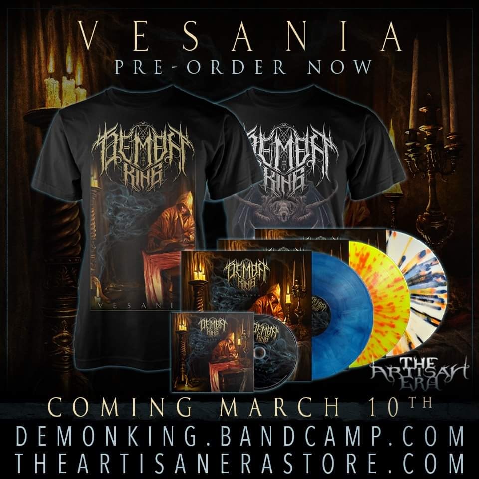 Hello again!!!! #preorders and new <a href="/demonkingmetal/">Demon King</a> single are up!

Click the link below to check it out now! ffm.to/dk-worshipping

#TheArtisaneEra #DemonKing #Vesania #techdeath #technicaldeathmetal #blackmetal #blackeneddeathmetal
