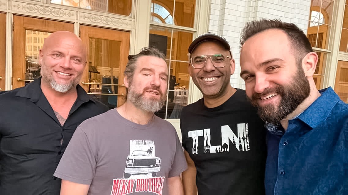 TexasLBK's tweet photo. 🎤🎸 What an epic time we had in Dallas earlier this week playing a private event at @theuniondallas ! Big thanks to @Netskope for having our karaoke crew out and to everyone who sang with us! Rockstars! 

Find us tonight at @BakerStreetPub starting at 9PM

#LiveBandKaraoke https://t.co/txMuh5UTqE