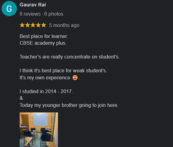 Suryasirmaths's tweet photo. Thanks To You Gaurav Ji @rgaurav27 

Students Reviews 
"Teachers are really concentrating on students.

I think it’s the best place for weak students.
It’s my own experience 😄.

I studied from 2014 - 2017."

#CBSEAcademyPlus #Cap6To12 #SuryaBhaiya #Indirapuram #CBSEClass10_12 https://t.co/NqgmJ1UqGl